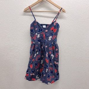 Urban Outfitters Cooperative Cherry Polka Dot Sleeveless Mini Dress S